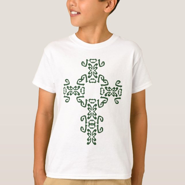 Camiseta Kids Green Irish Celular Cross Hoodie (Frente)