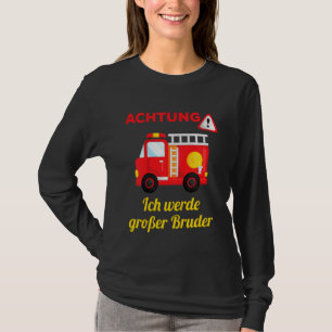 Camiseta Kids Grosser Bruder Fire Brigade Ich Werde Große B