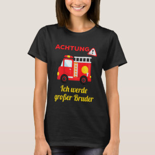 Camiseta Kids Grosser Bruder Fire Brigade Ich Werde Große B