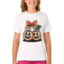 Camiseta Kids Halloween Pumpkin Duo
