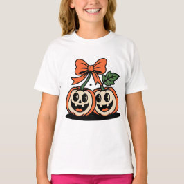 Camiseta Kids Halloween Pumpkin Duo