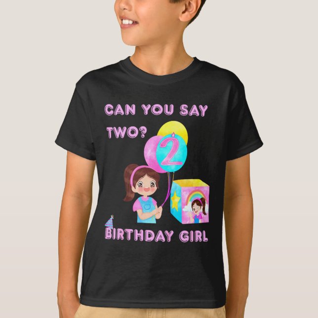 Camiseta Kids Happy Birthday  (Frente)