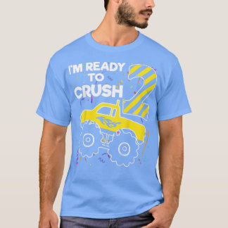 Camiseta Kids I'm ready to crush 2nd Birthday Monster Truck