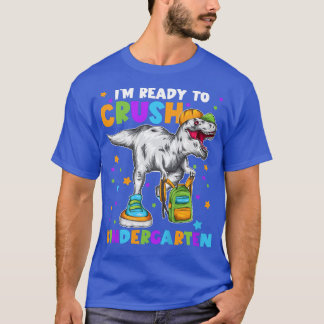 Camiseta Kids I'm Ready To Crush Kindergarten Monster Truck