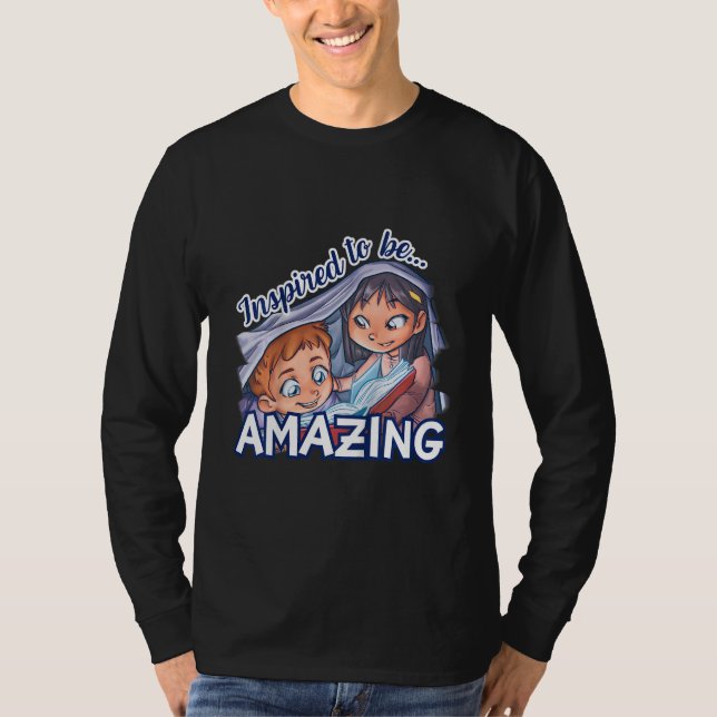 Camiseta Kids Inspired to be Amazing Embrace Your Potential (Frente)