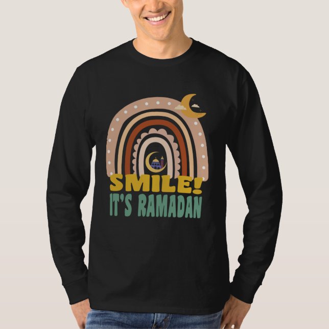 Camiseta Kids It s Ramadan Bro Smile Muslim s Fasting Month (Frente)