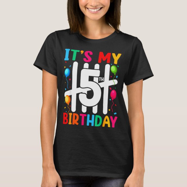 Camiseta Kids It's My 5th Birthday 5 Five Birthday Boys Gir (Frente)