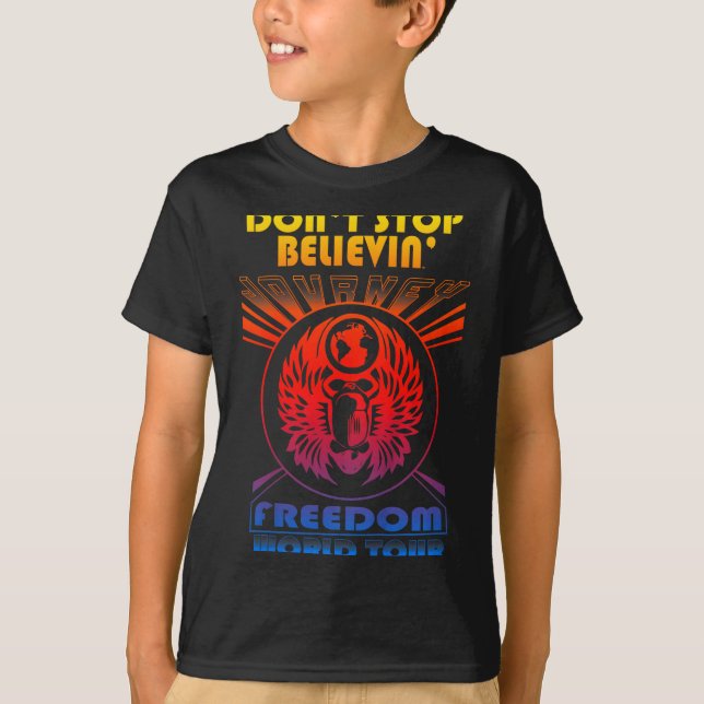 Camiseta Kids Journey Don't Stop Believin'  (Frente)