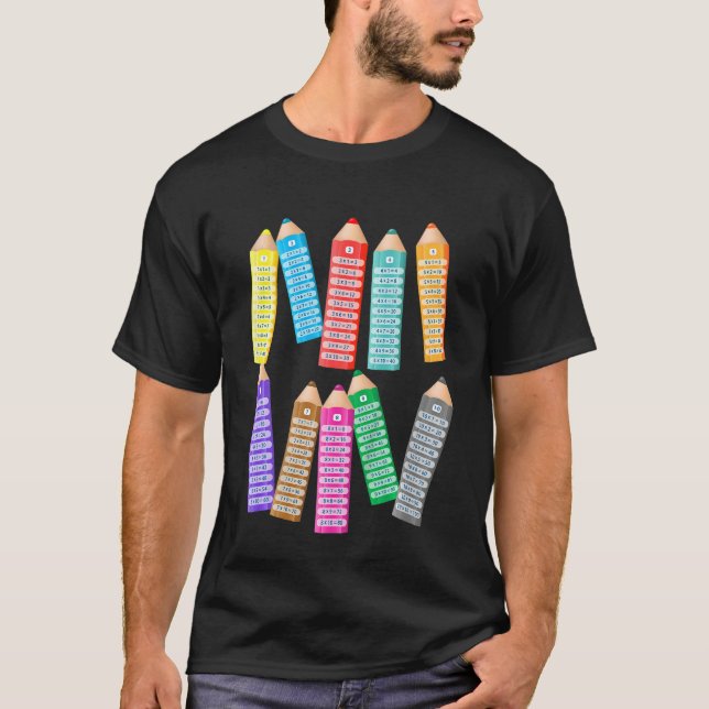 Camiseta Kids Kids are Learning to Calculate Math Multiplic (Frente)