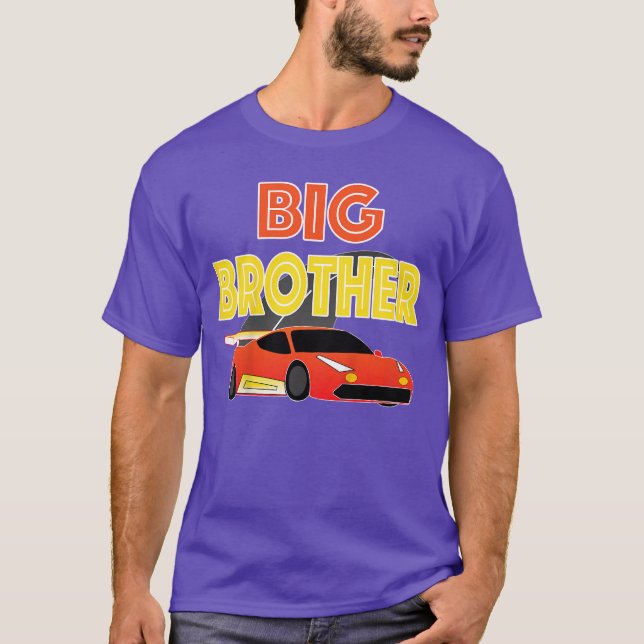 Camiseta Kids Kids Big Brother Race Shirt For Boys Racing (Frente)