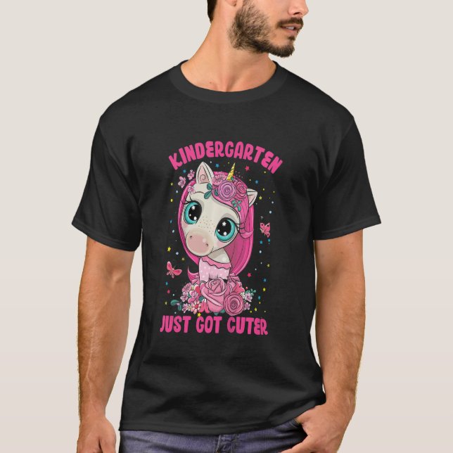 Camiseta Kids Kindergarten  Unicorn Fun For Girls (Frente)