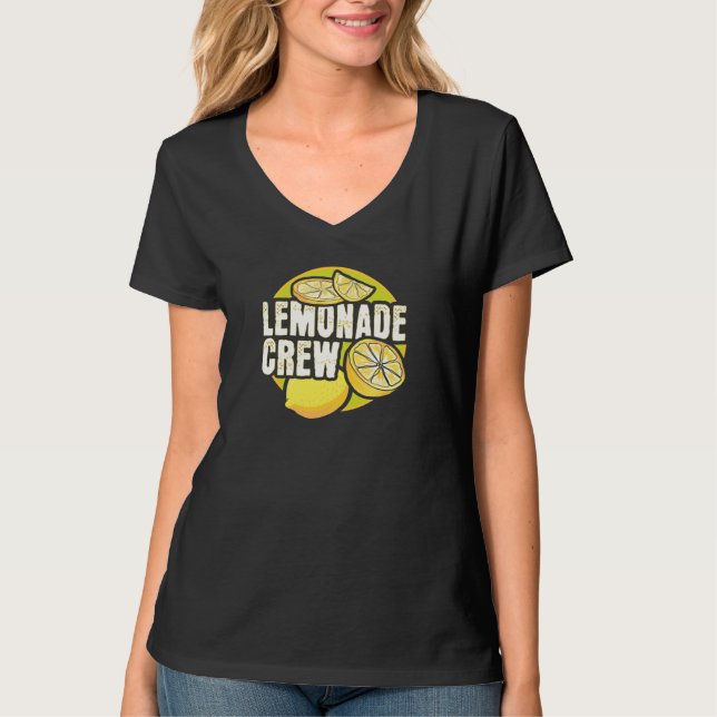 Camiseta Kids Lemonade Stand Art for a person that sell lem (Frente)