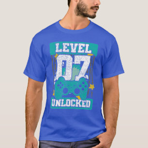 Camiseta Kids Level Unlocked Video Game th Birthday Gift T