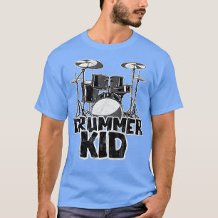 Camiseta Kids Little Drummer - Kit de Tambor Incrível para 