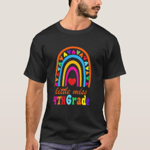 Camiseta Kids Little Miss Fourth Grade Girl Back To School 