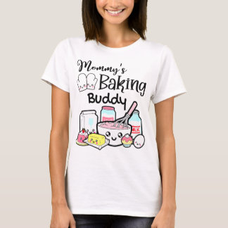 Camiseta Kids Mommy's Baking Buddy Baking Lover