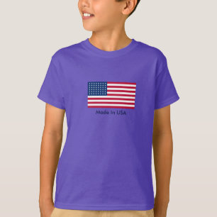 Camiseta Kids Patriotic Flag T-Shirt