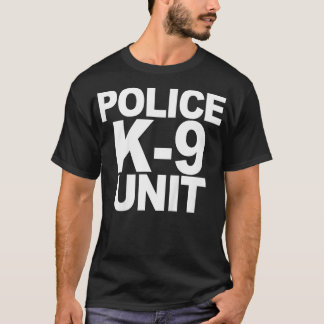 Camiseta Kids Polícia K9 Unidade Polícia de Polícia Juventu