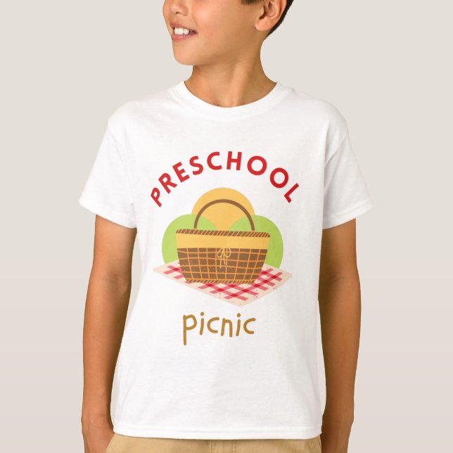 Camiseta Kids Preschool Picnic T-shirt (Frente)