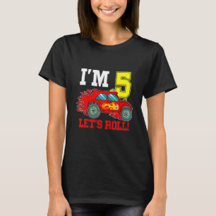 Camiseta Kids Race Car 5th Birthday Boy 5 Racing Car Driver