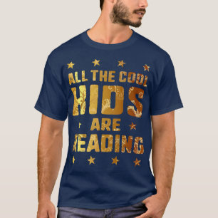 Camiseta Kids Reading Golden Books Lover Girls Bookworm Lib