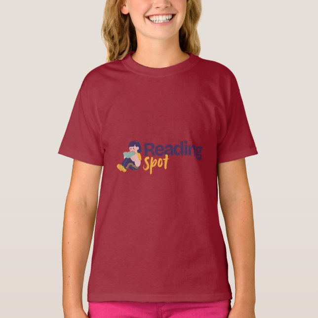 Camiseta Kids Reading Spot Bookworm (Frente)