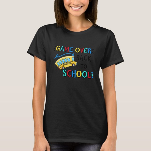 Camiseta Kids Retro back to school cute gnome 1 (Frente)