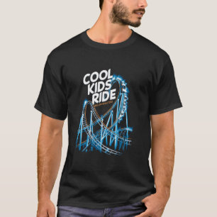 Camiseta Kids Ride Roller Portas copos Parque de diversões