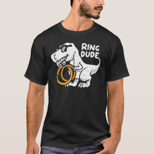Camiseta Kids Ring Dude Rex Dinosaur Ring Bearer Casamento