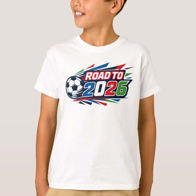 Camiseta Kids Road To The 2026 World Cup (Frente)