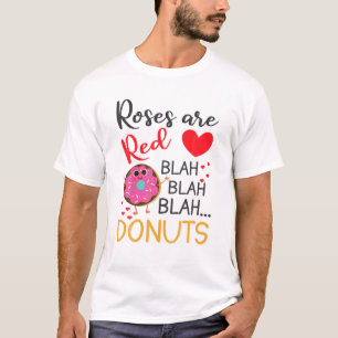 Camiseta Kids Roses Are Red, Blah Blah Blah Donuts, Valenti
