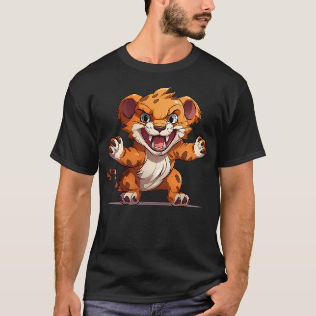 Camiseta Kids Sabertooth Tiger (Frente)