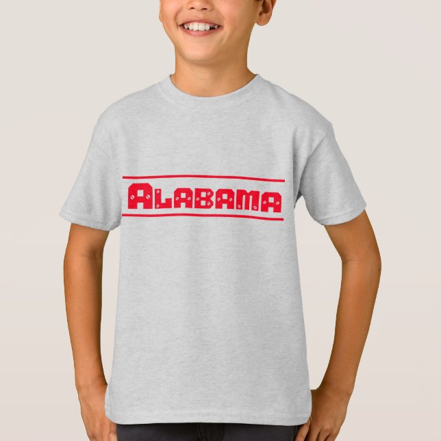 Camiseta Kids Shirt-Alabama (Frente)
