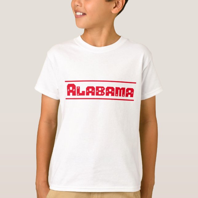 Camiseta Kids Shirt-Alabama (Frente)
