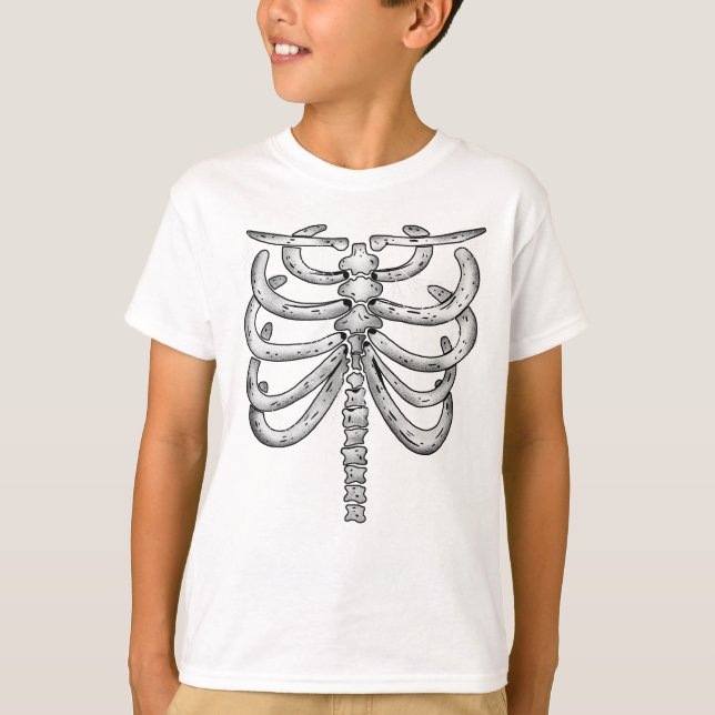 Camiseta Kids Skeleton Halloween (Front) T-Shirt (Frente)