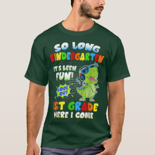 Camiseta Kids So Long Kindergarten Look Out 1st Grade Last
