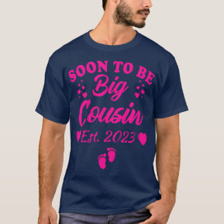 Camiseta Kids Soon To Be Big Cousin 2023 Pregnancy Announce