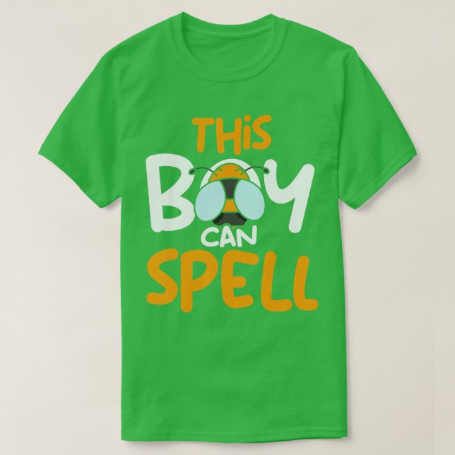 Camiseta Kids Spelling Games Palavra Spelling (Frente do Design)