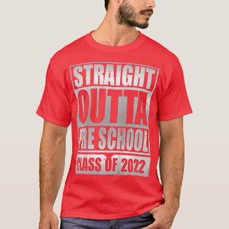 Camiseta Kids Straight Outta Preschool Pre-school Graduati