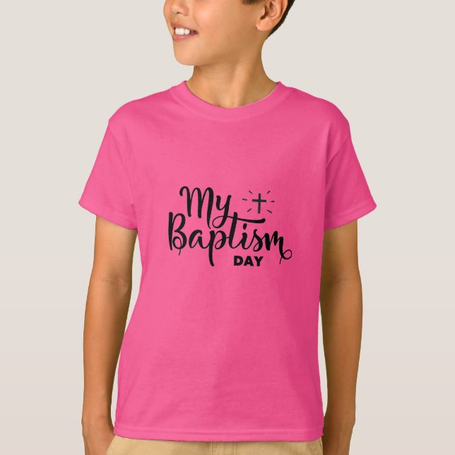 Camiseta Kids T-Shirt Baptism (Frente)