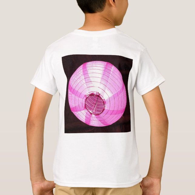 Camiseta Kids T-Shirt Design: Encantando Sonhos Rosa (Verso)
