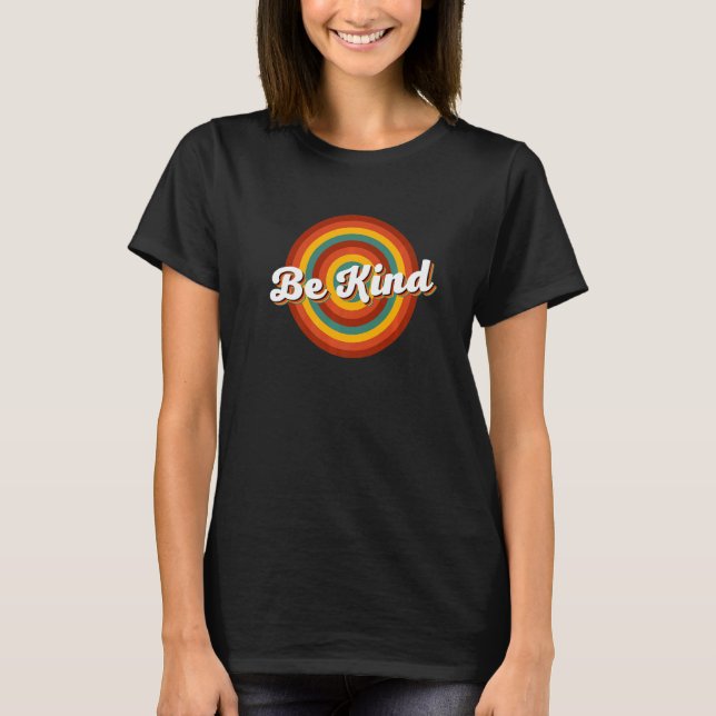 Camiseta Kids teacher kindness Retro Unity day orange Be ki (Frente)