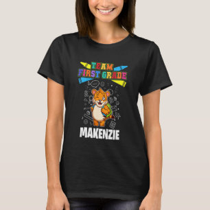 Camiseta Kids Team First Grade Makenzie Personalizado