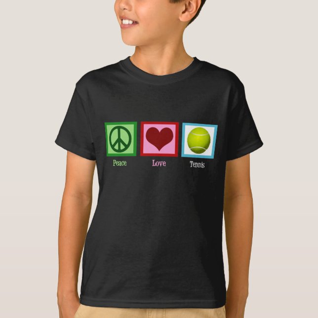 Camiseta Kids Tênis da Peace Love (Frente)