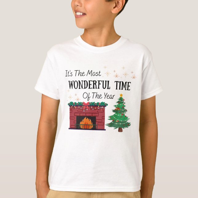Camiseta Kids The Most Wonderful Time of The Year T-Shirt (Frente)