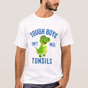 Camiseta Kids Tonsils Out Gift For Boys - Rec Tonsillectomy