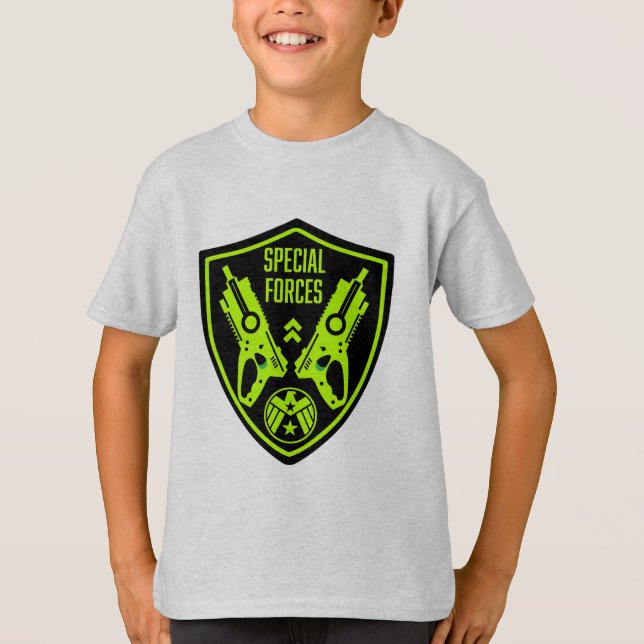 Camiseta Kids Toy Dart Gun Batalha (Frente)
