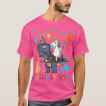 Camiseta Kids Unicorn Riding Dinosaur  8 Years Old Birthday<br><div class="desc">Kids Unicorn Riding Dinosaur  8 Years Old Birthday Boy  .</div>