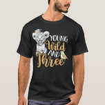 Camiseta Kids Wild Young & Three 3rd Birthday Gift 3 Years<br><div class="desc">Kids Wild Young & Three 3rd Birthday Gift 3 Years Old Lion Cub .animal, cat, dog, animal lover, animals, funny, horse, horseshoe, humor, paw, pets, pizza, riding, animal rights, animal welfare, animals&nature, attitude, bulldogs, cats, chillin, chilling, cute, cute animals, cute dog, dad gift, daddy shark, daddy shark doo, daddy shark...</div>