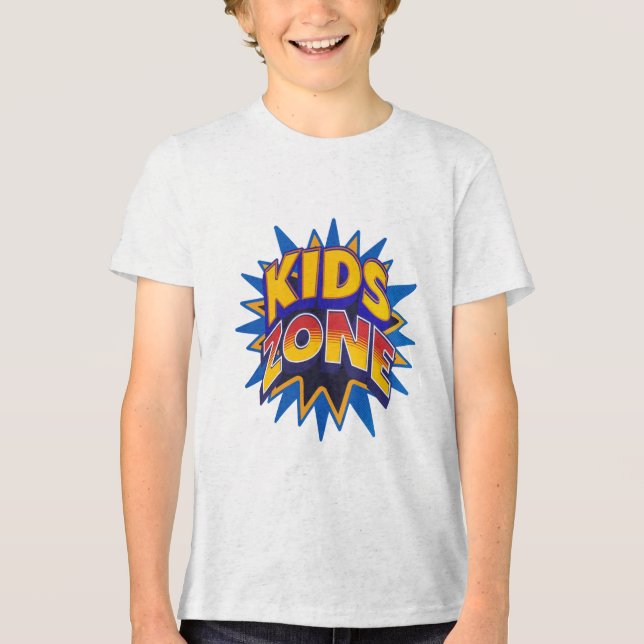 Camiseta Kids Zone Blast t (Frente)